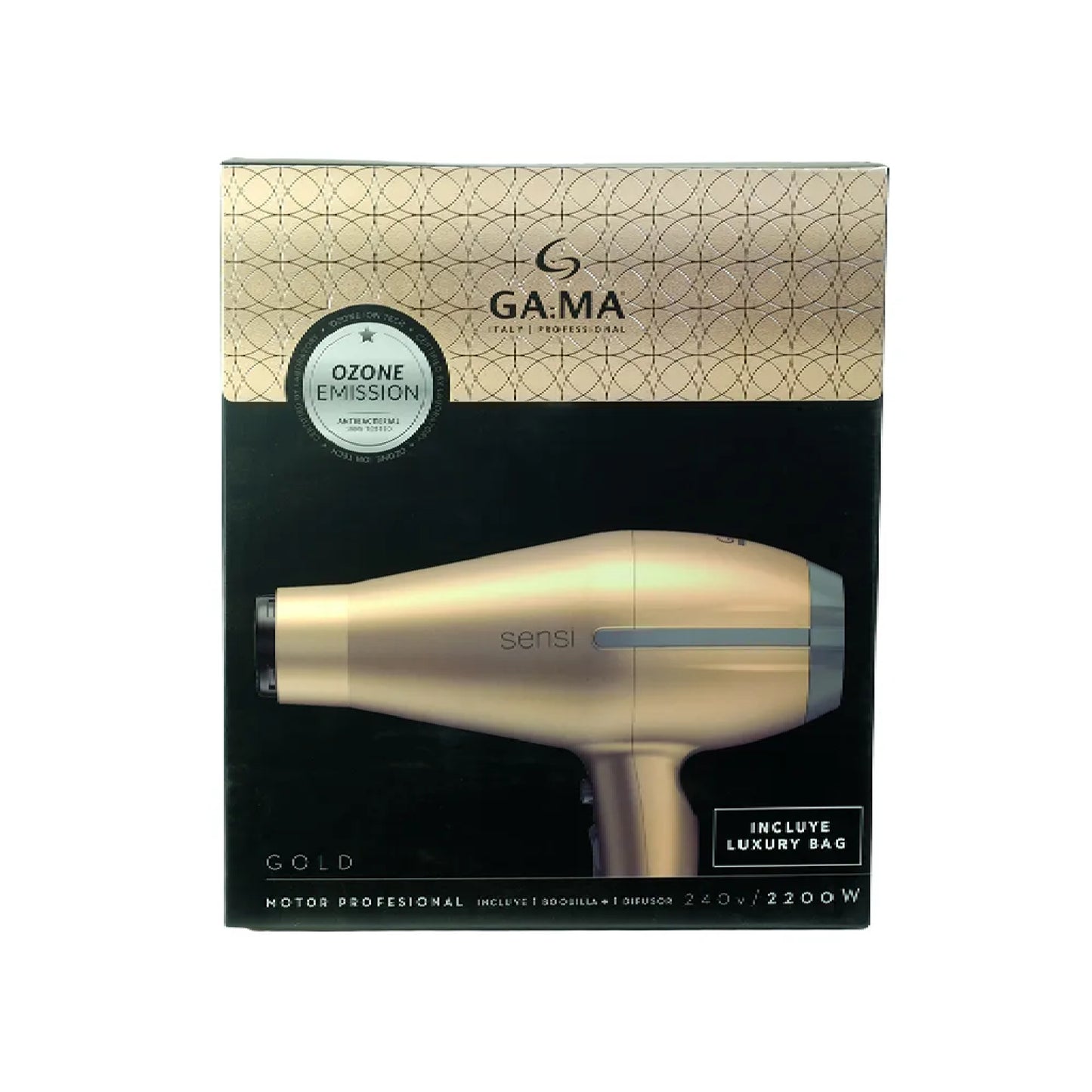Gama Secador De Pelo Tempo Sensi 5D Gold
