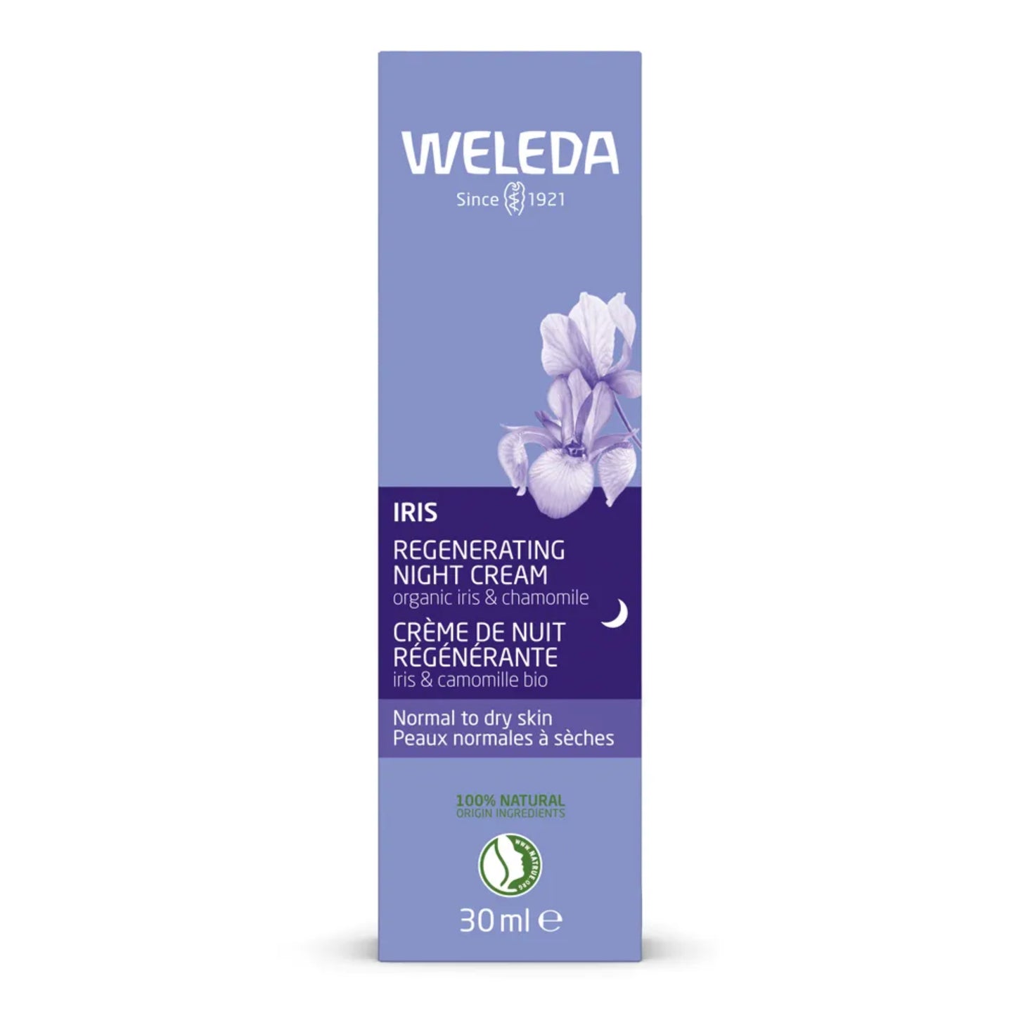 Weleda Crema De Noche Hidratante De Iris 30ML