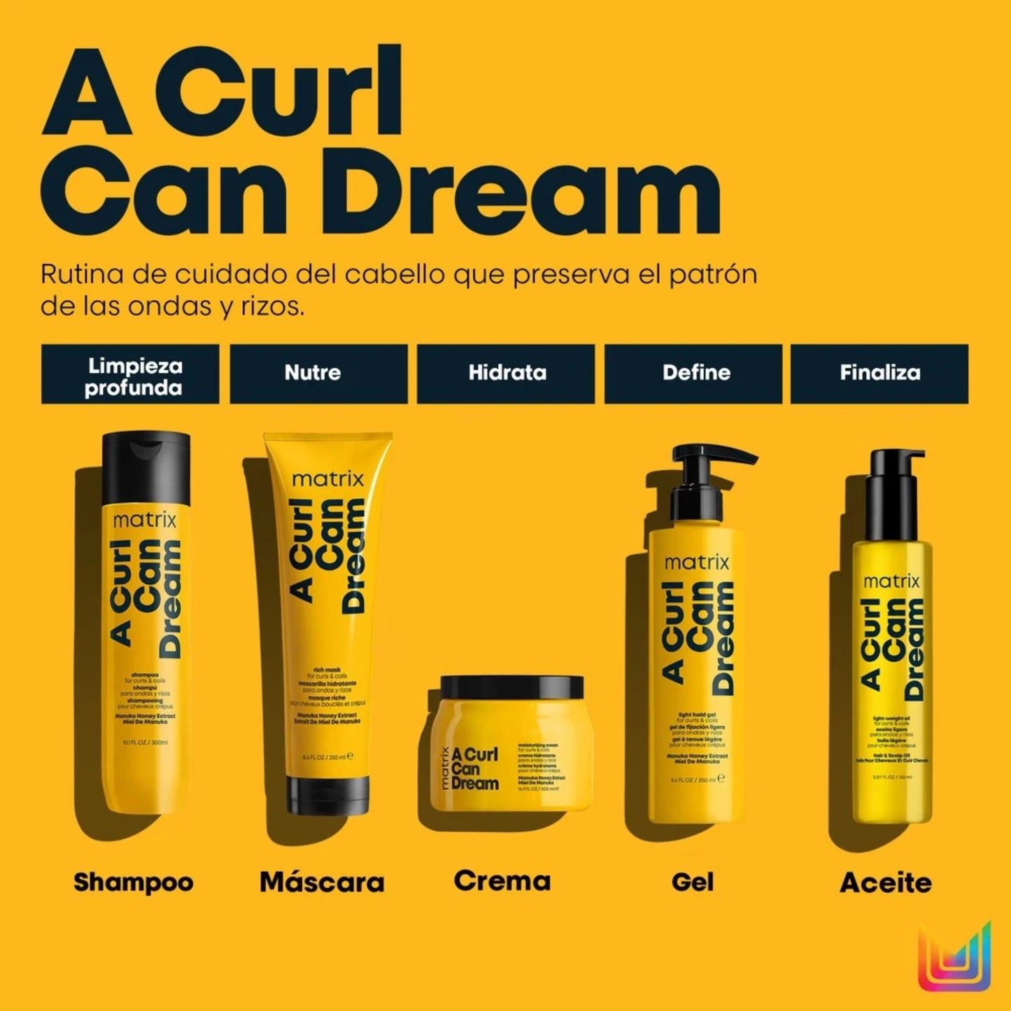 Matrix A Curl Can Dream Aceite Definición Y Brillo Cabello Rizado 131 ML