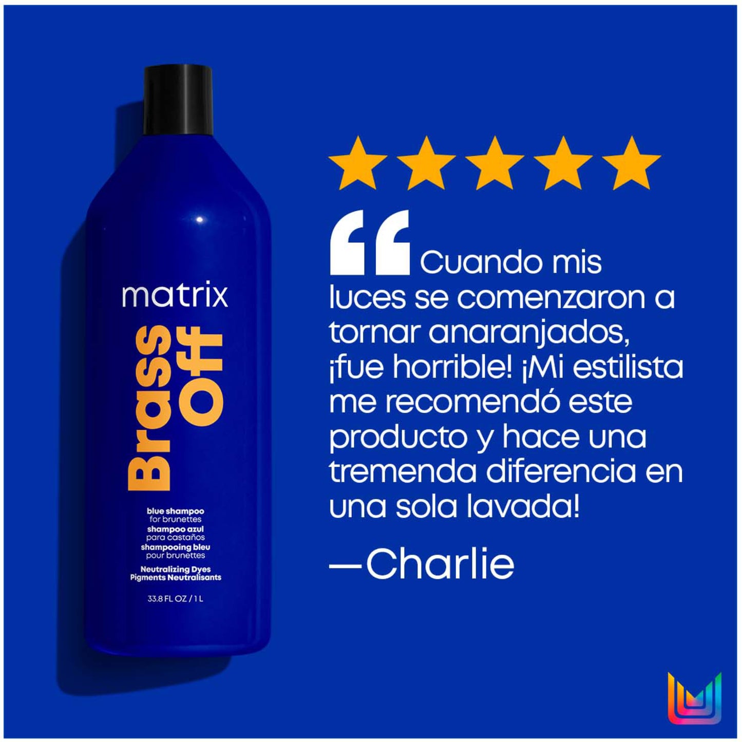 Matrix Brass Off Shampoo Matizador 1 Litro