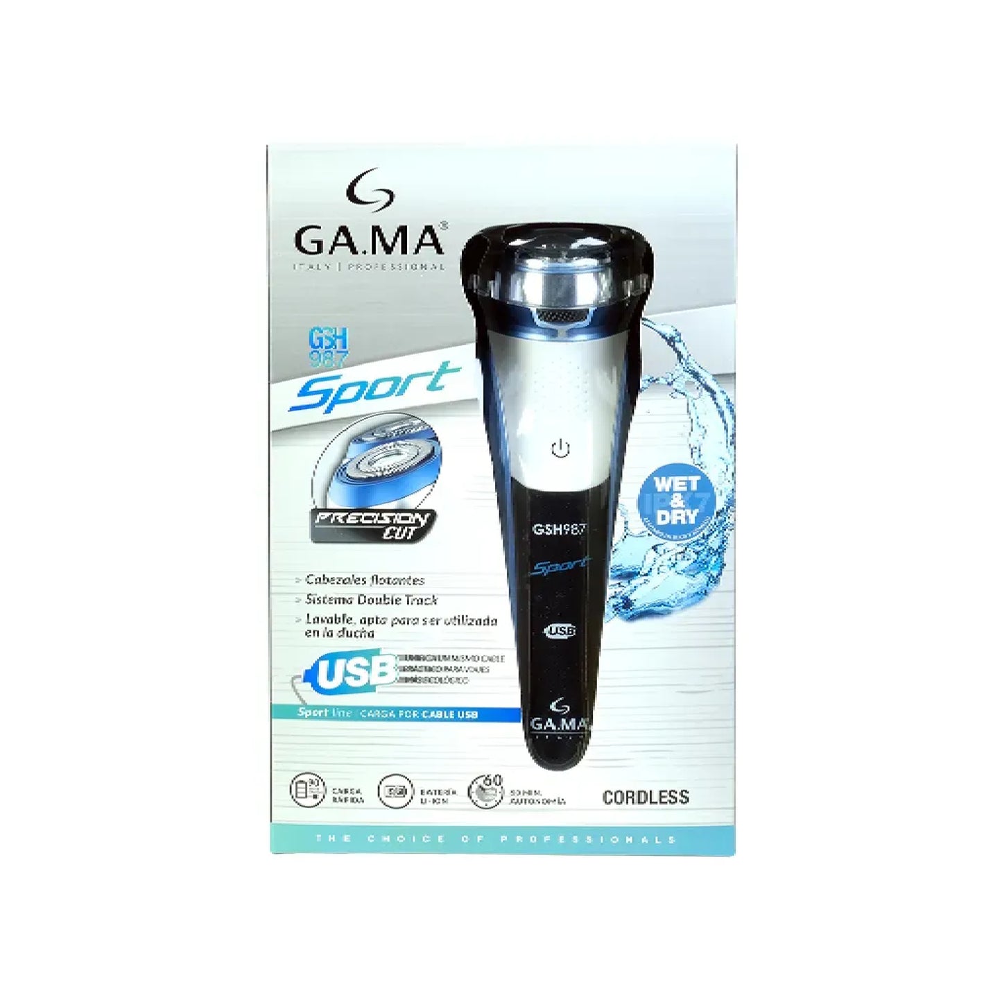 Gama Máquina Afeitadora GSH 987 Sport Wet & Dry