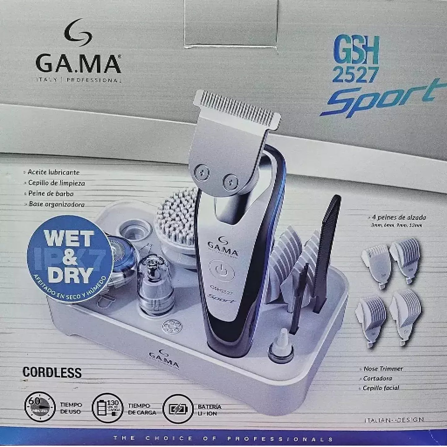 Gama Máquina Afeitadora Multistyler GSH 2527 Sport Wet & Dry