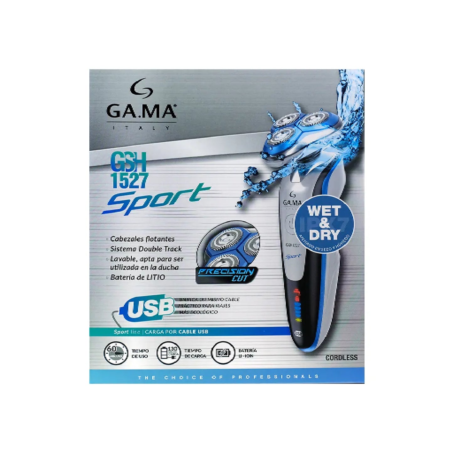 Gama Máquina Afeitadora GSH 1527 Sport Wet & Dry (200)