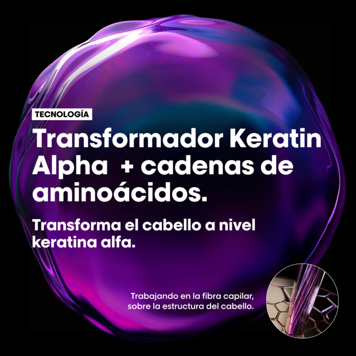 L'oréal Professionnel Máscara Anti-Frizz Keratin Alpha Sleek - 250 ML