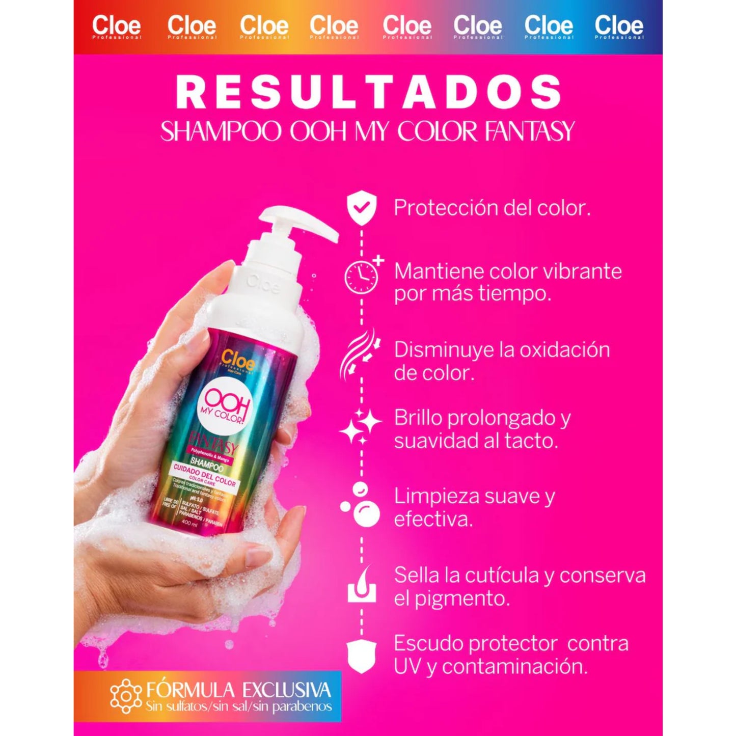 Cloe Ooh My Color Fantasy Shampoo 400 ML