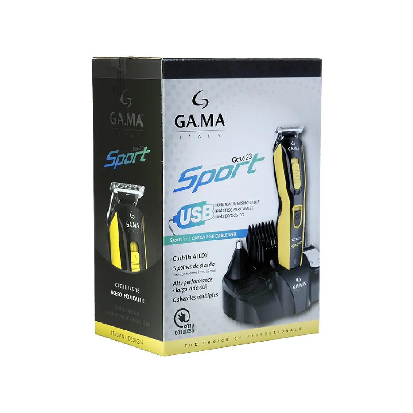 Gama Máquina Corta Pelo Clipper MultiStyler GCX 623 Sport Usb