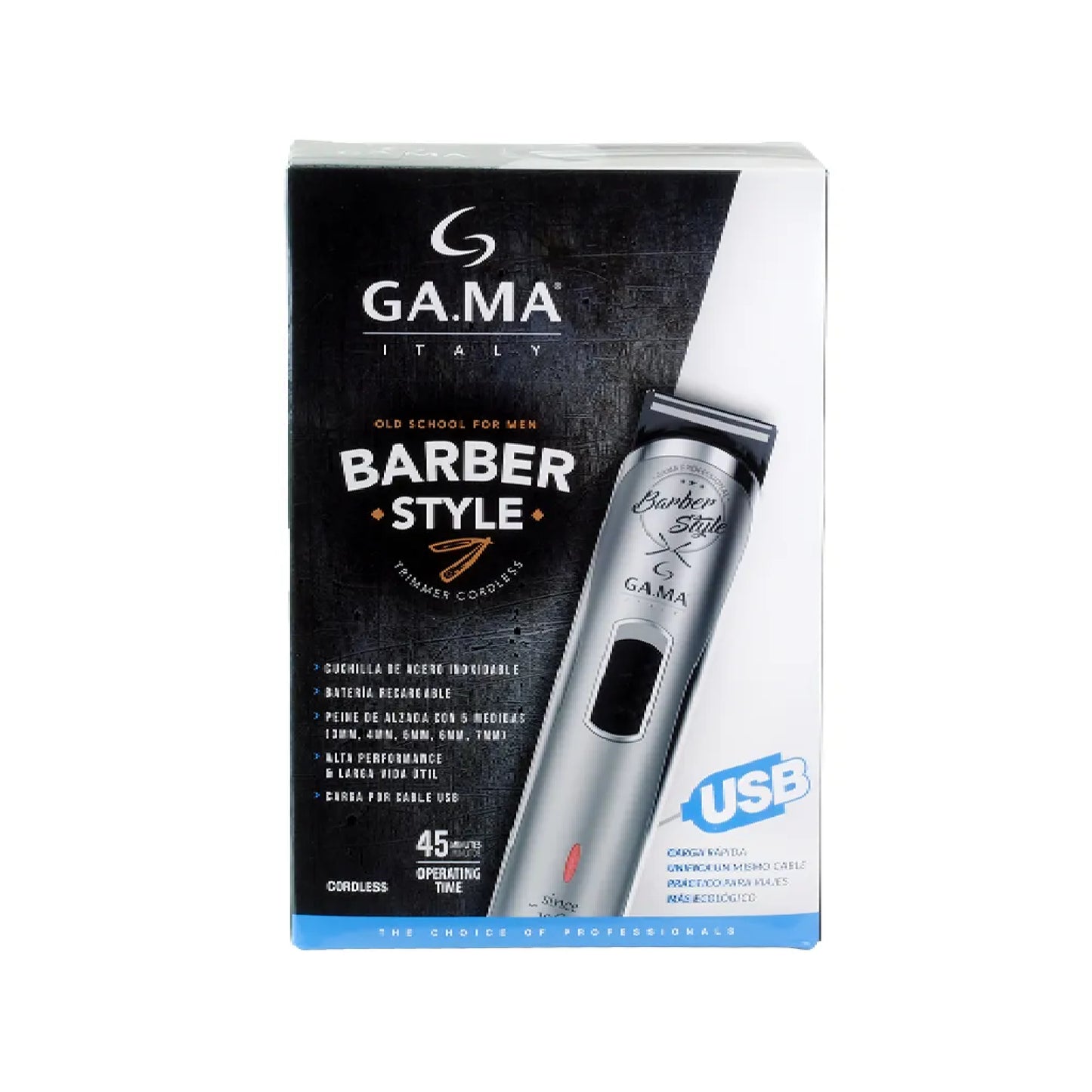 Gama Máquina Corta Pelo Trimmer GT 527 Barber Style