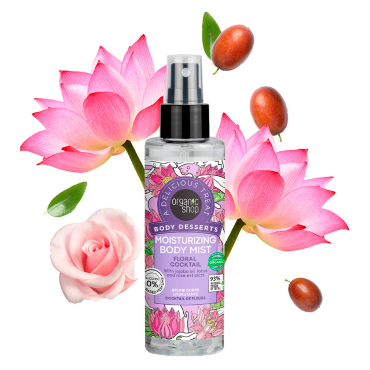 Organic Shop Body Mist Floral Cocktail - 200 ML
