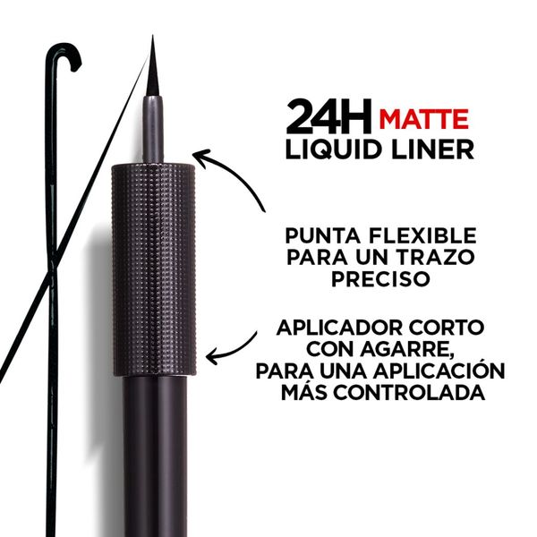 Loreal Liner Liquid Infallible Matte 24 Horas Black