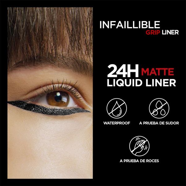 Loreal Liner Liquid Infallible Matte 24 Horas Black