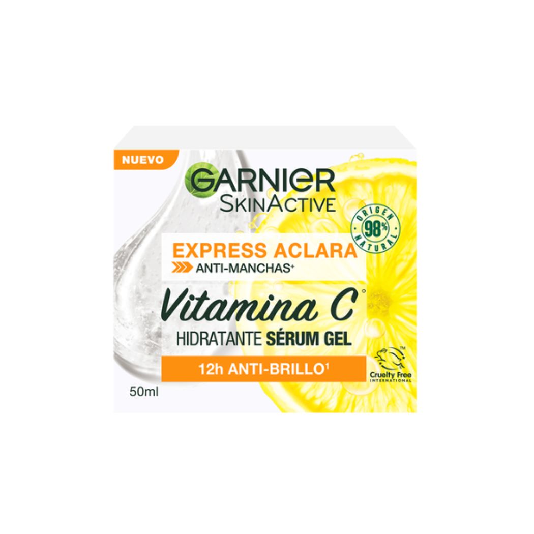 Garnier Express Aclara Crema Gel Hidratante Anti brillo 50Ml