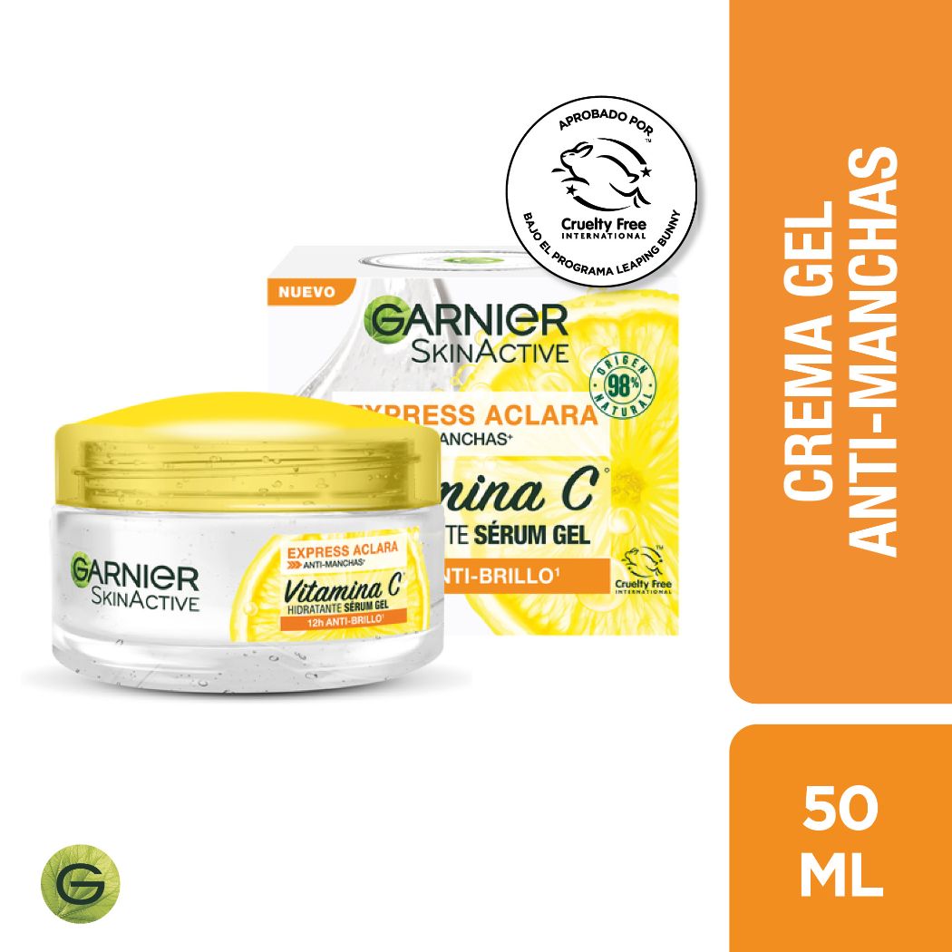 Garnier Express Aclara Crema Gel Hidratante Anti brillo 50Ml