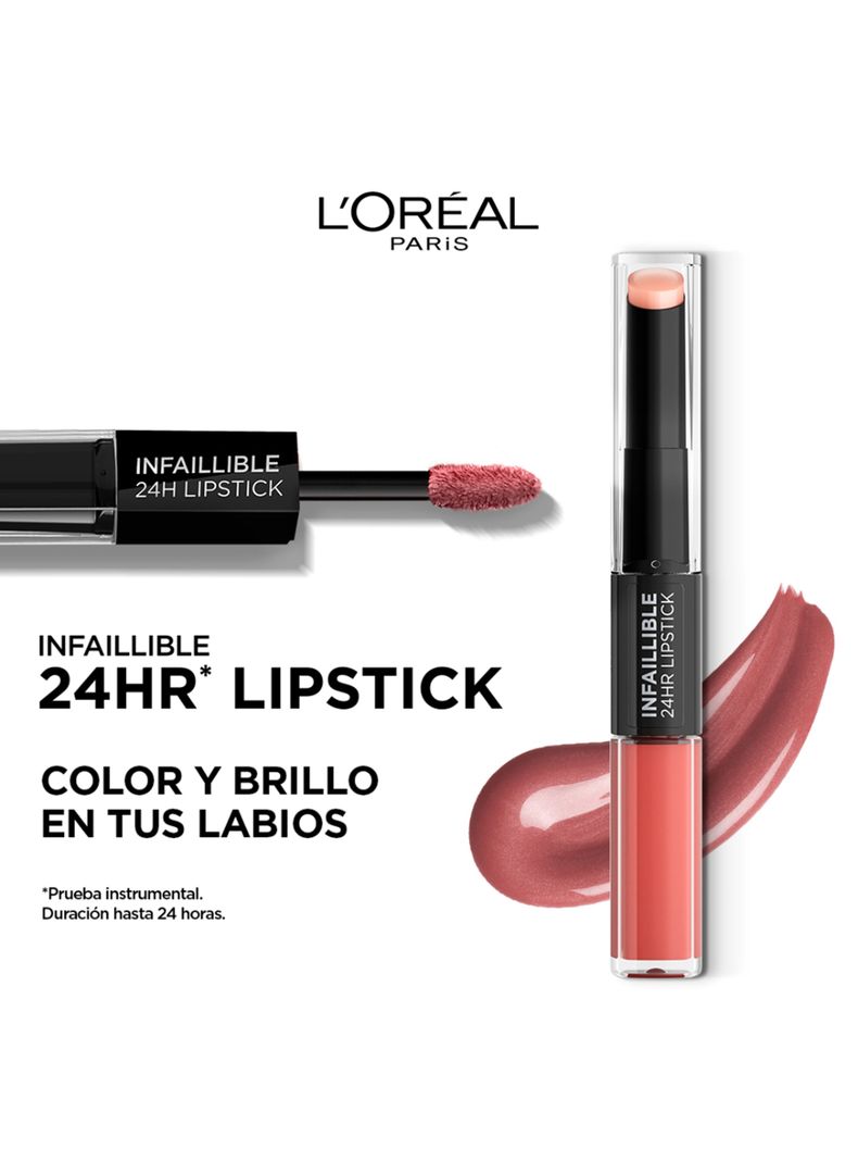 Loreal Labial Infallible 24 Horas2 Step 801 Toujours Teaberry