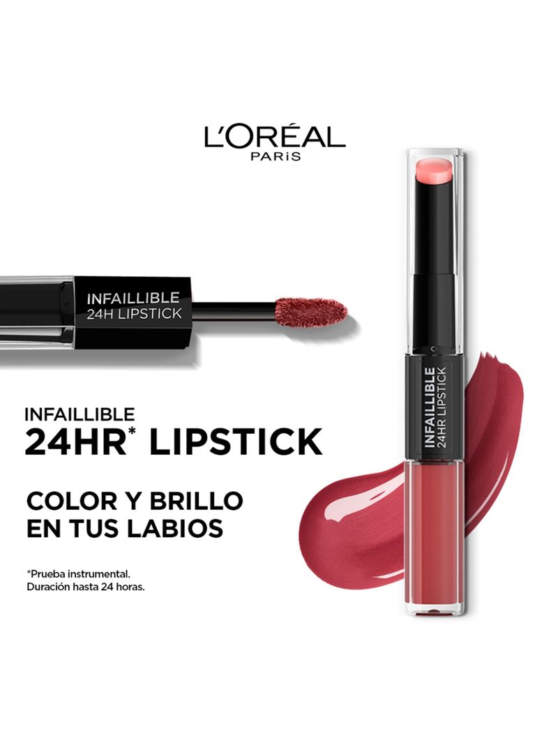 Loreal Labial Infallible 24 Horas 2 Step 806 Infinite Intimacy