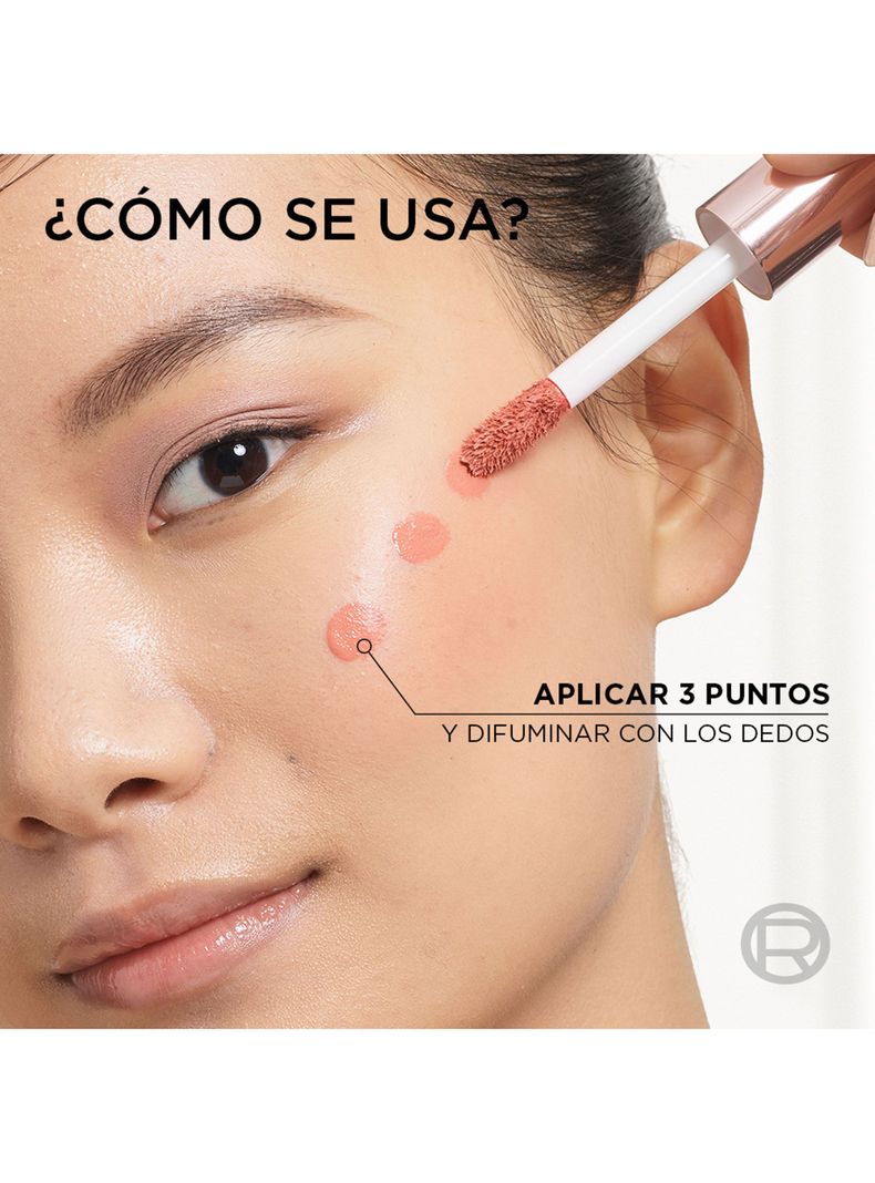 Loreal Rubor Liquido Lumi Blush Glowy 630 True Rose