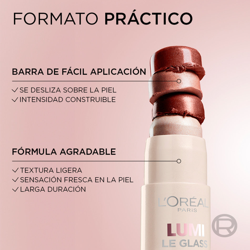 Loreal Iluminador Lumi Glass Stick 610 Pearl Eclat