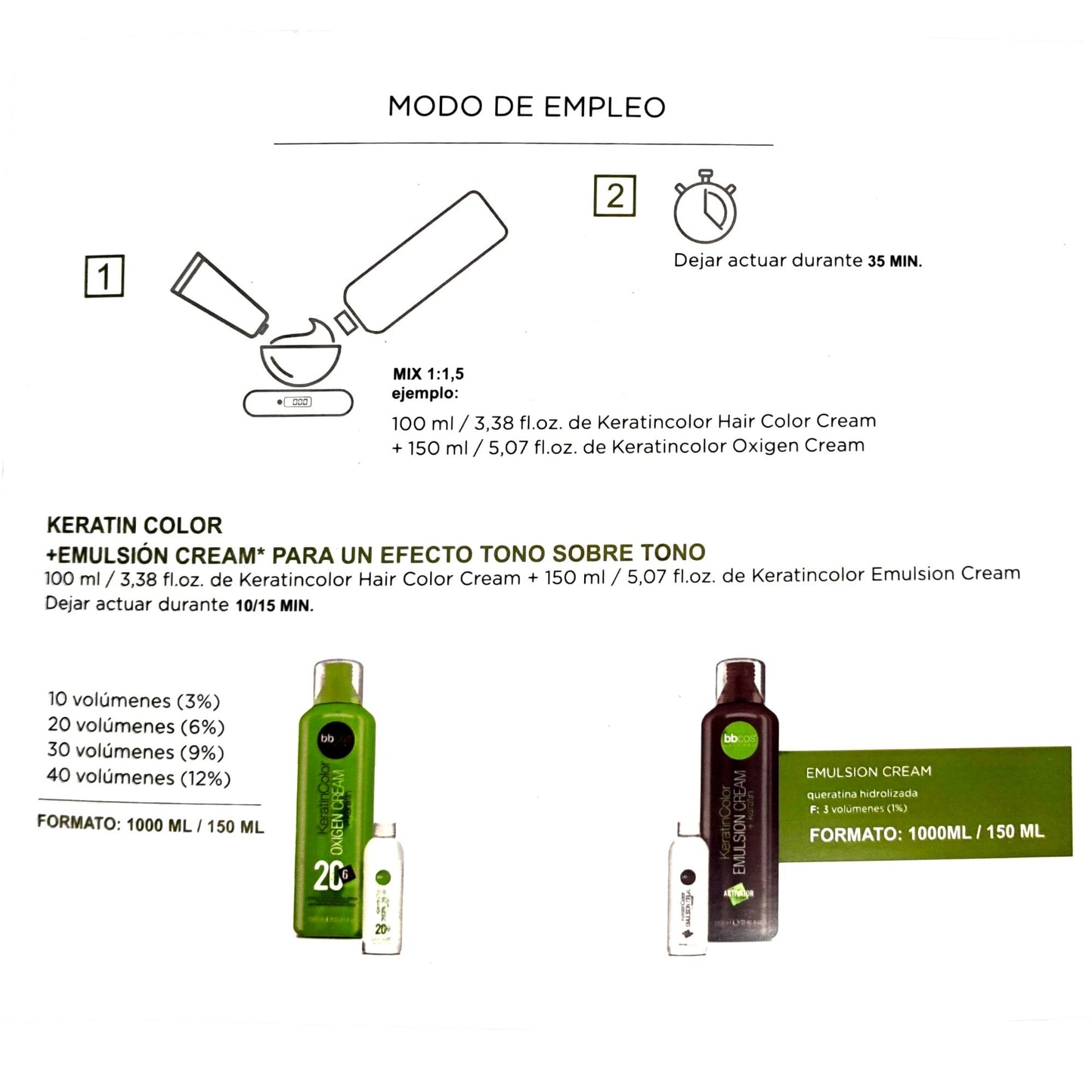 KeratinColor Tintura Sin Amoniaco 4/01 Castaño Natural Ceniza