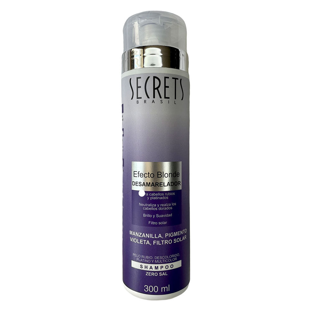 Secret Brazil Shampoo Efecto Blonde 300Ml