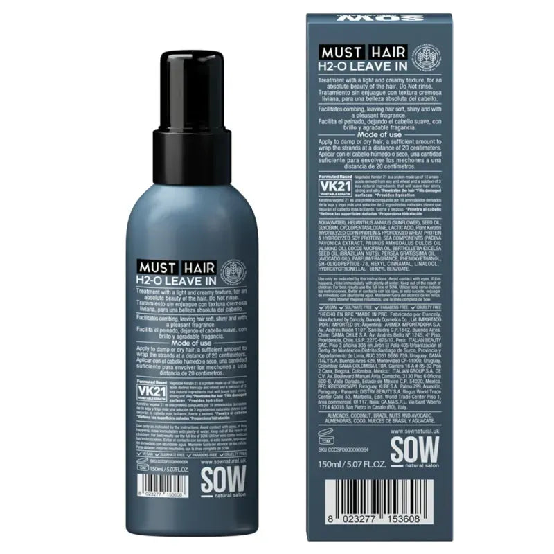 Sow Must Hair H2-O Leave In 150Ml