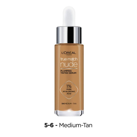 Loreal Base Maquillaje True Match Serum 5-6 Medium Tan