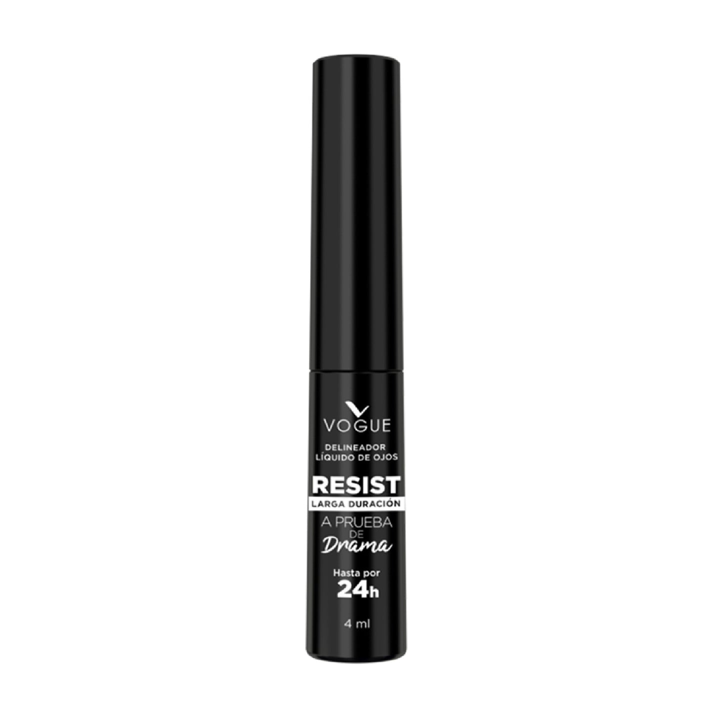 Vogue Delineador De Ojos Líquido Resist Negro