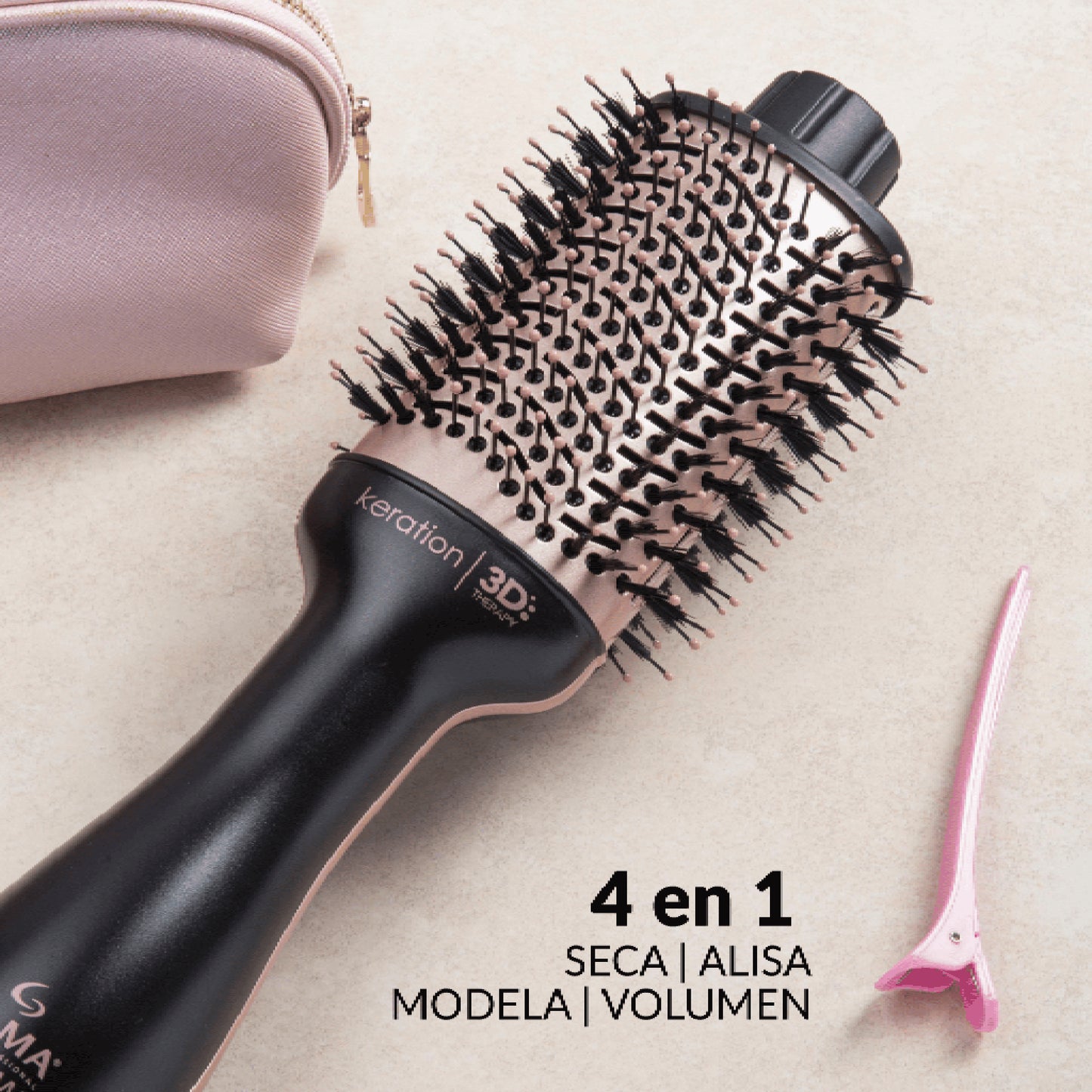 Gama Cepillo Electrico Modelador Stylish Keration Brush 3D