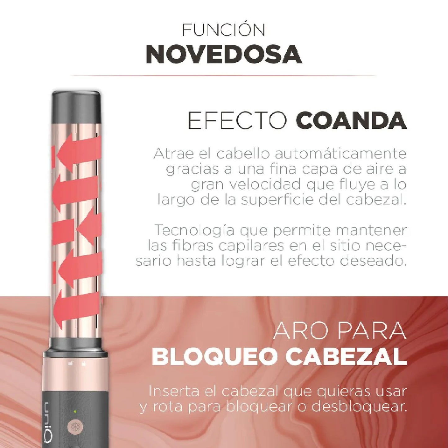 Gama Cepillo Secador Multistyler UniQ Aura 4 en 1