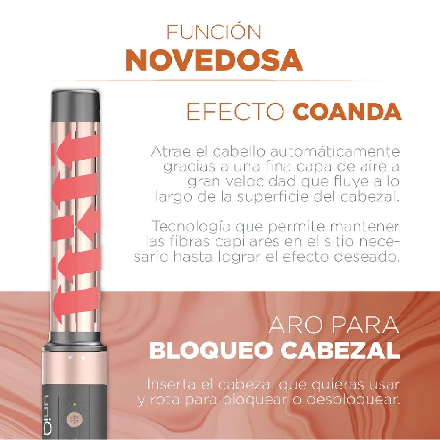 Gama Cepillo Secador Multistyler UniQ Vibrance 8 en 1