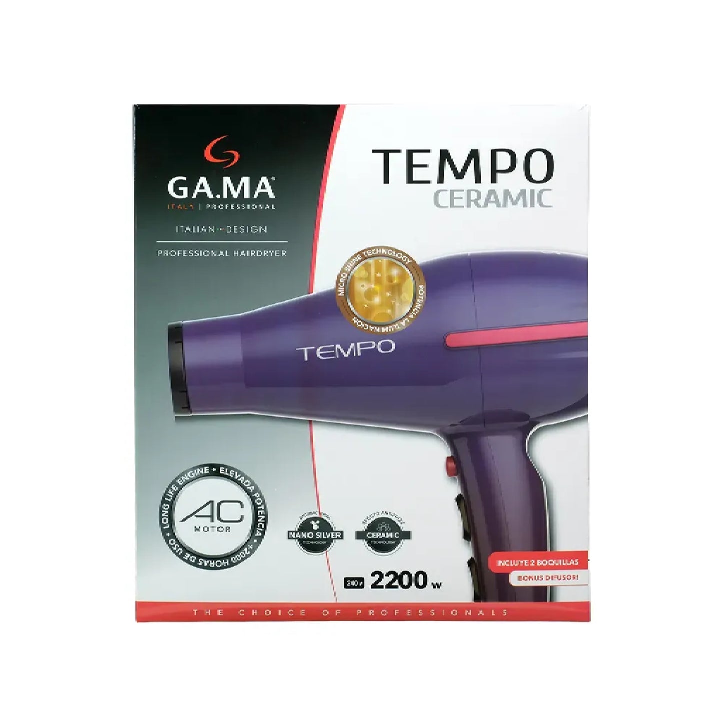Gama Secador De Pelo Tempo Ceramic Std