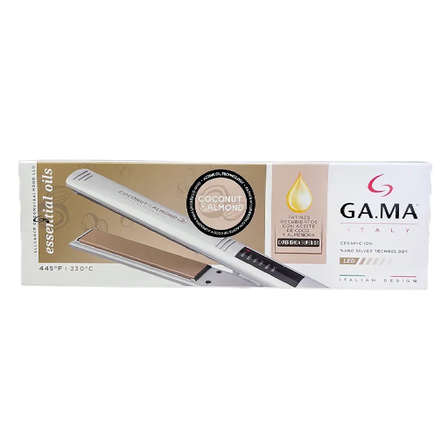 Gama Plancha Alisadora Elegance Led Coco Almond