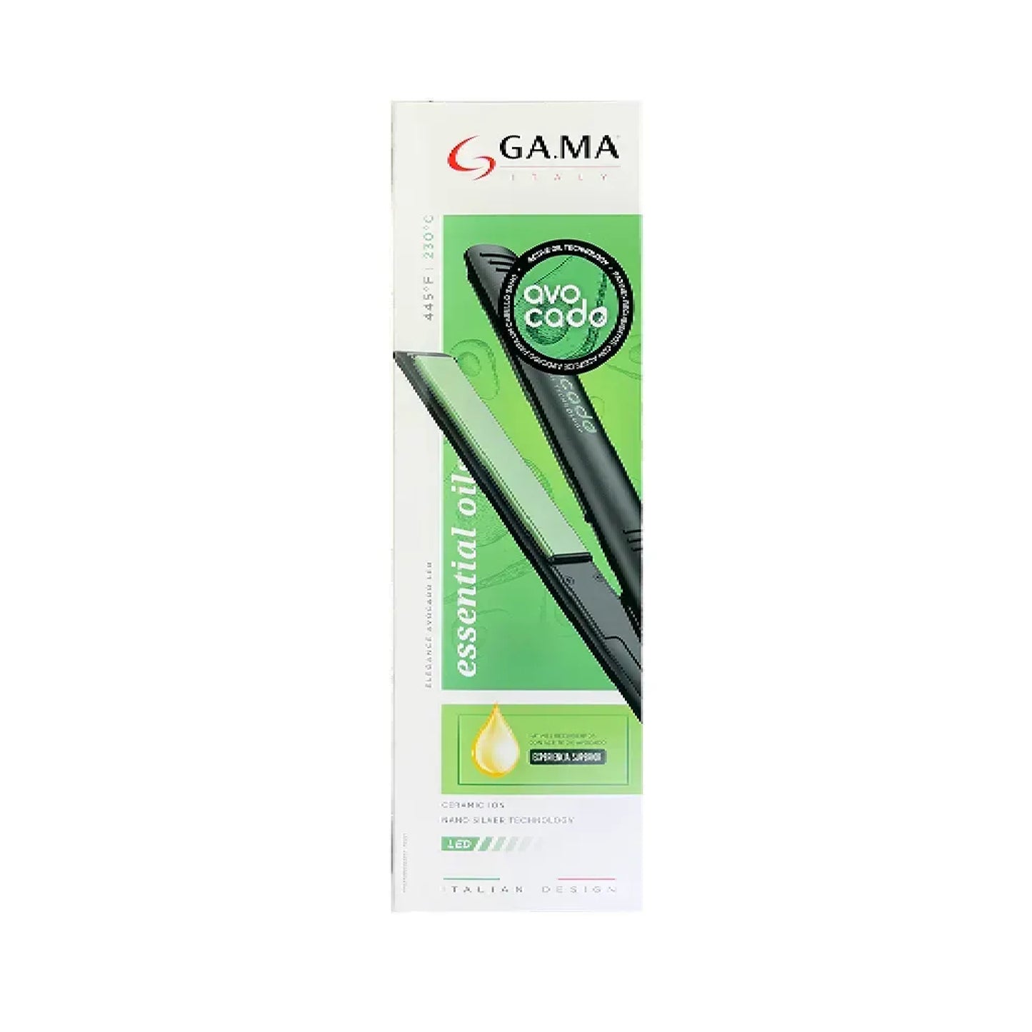 Gama Plancha Alisadora Elegance Led Avocado