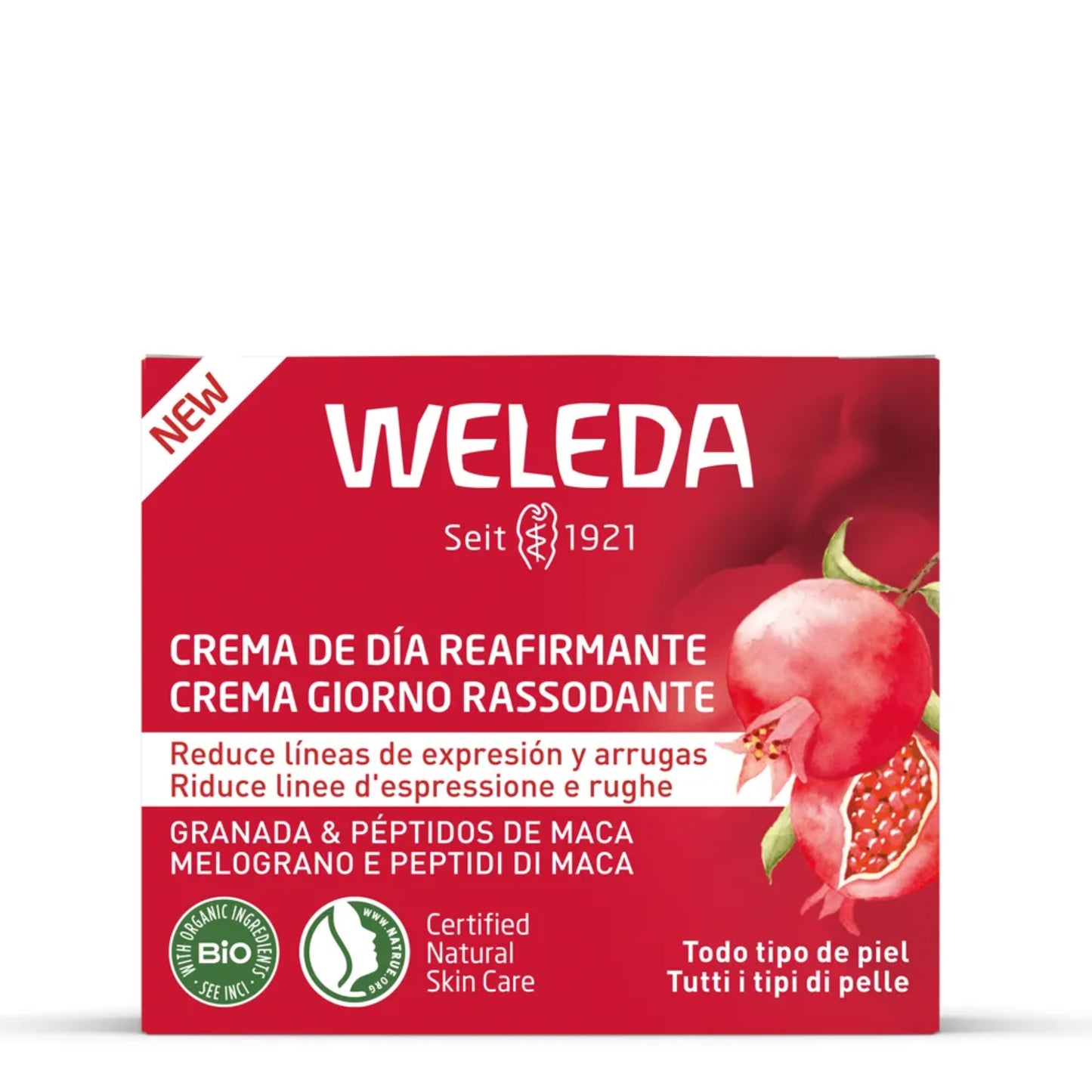 Weleda Crema De Día Reafirmante De Granada Y Péptidos De Maca 40ML
