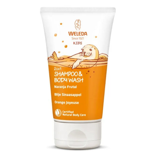 Weleda Champú Y Gel De Ducha Para Niños Naranja Frutal 150ML