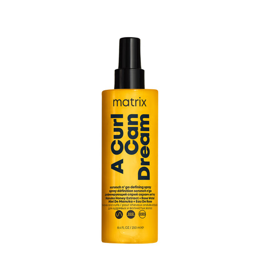 Matrix A Curl Can Dream Leave In Scrunch N' Go Spray Definidor 250 ML
