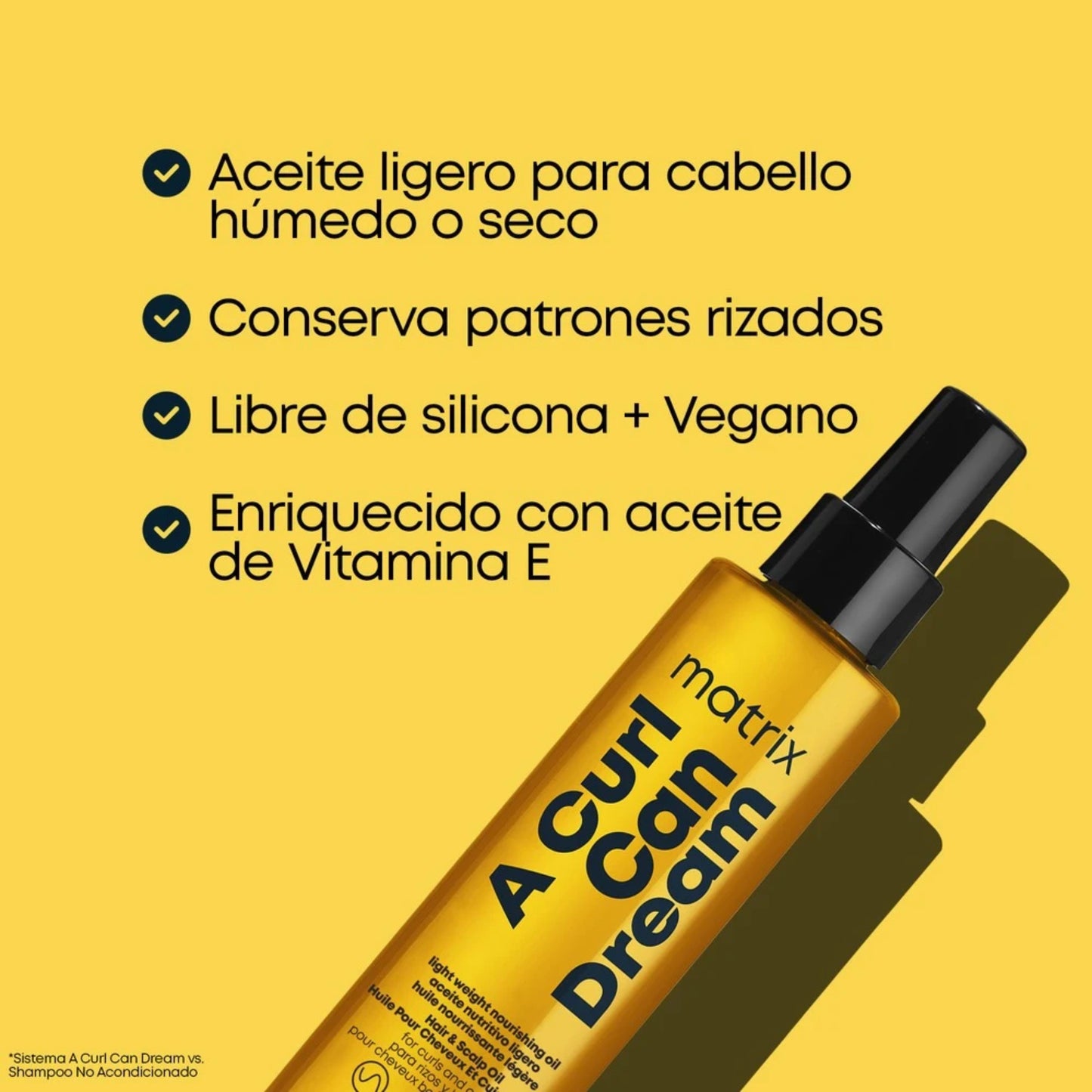 Matrix A Curl Can Dream Aceite Definición Y Brillo Cabello Rizado 131 ML
