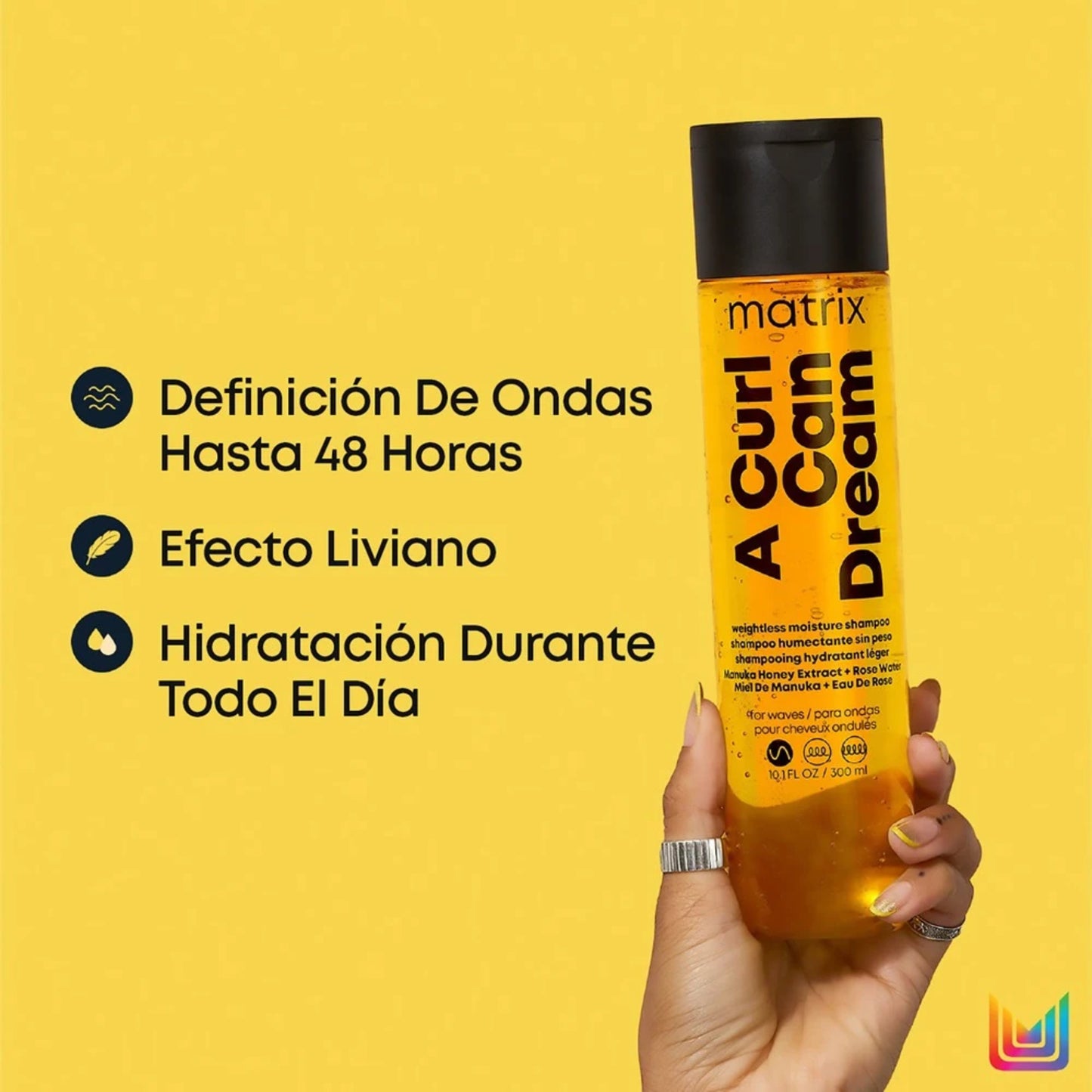 Matrix A Curl Can Dream Shampoo Hidratante Ligero Cabello Ondulado 300 ML