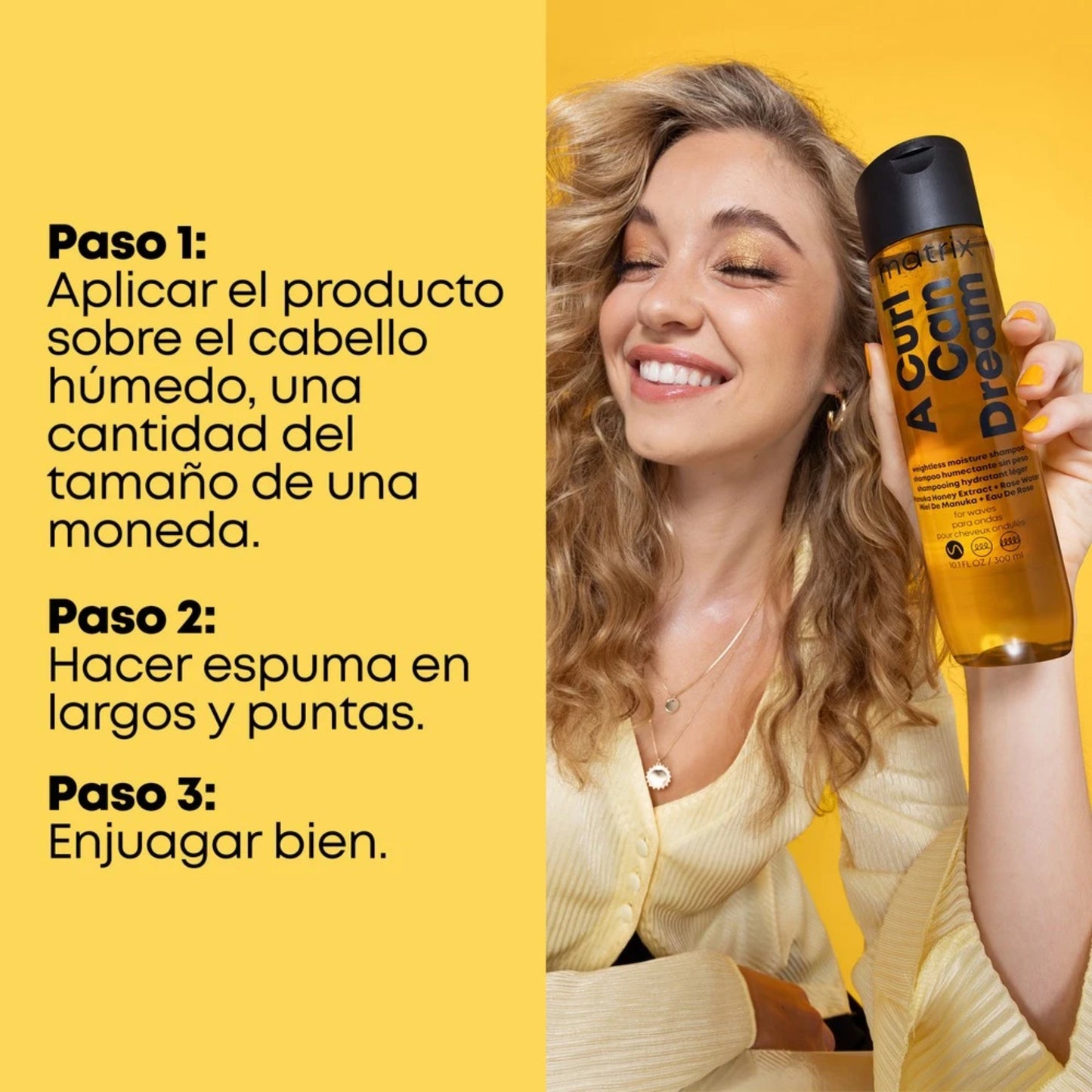 Matrix A Curl Can Dream Shampoo Hidratante Ligero Cabello Ondulado 300 ML