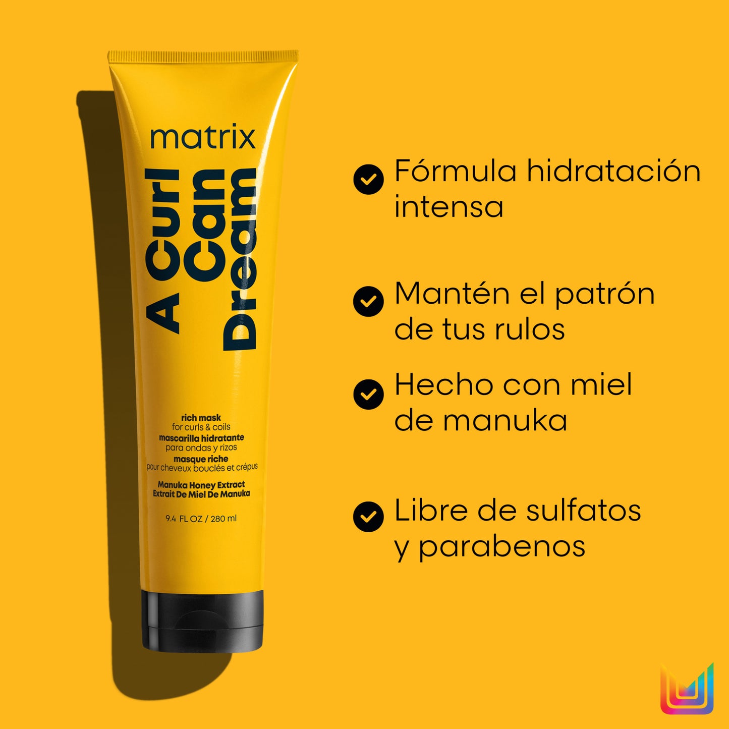 Matrix A Curl Can Dream Máscara Hidratante Cabello Rizado 250 ML
