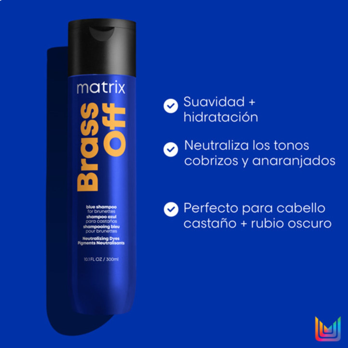 Matrix Brass Off Shampoo Matizador 300 ML