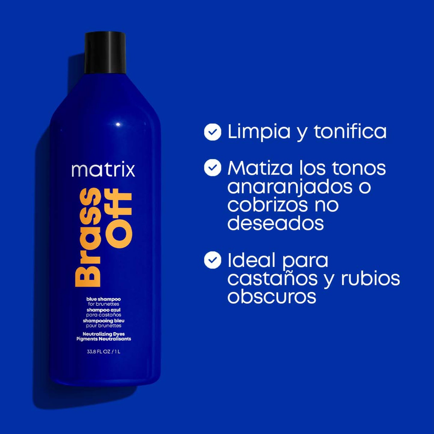 Matrix Brass Off Shampoo Matizador 1 Litro