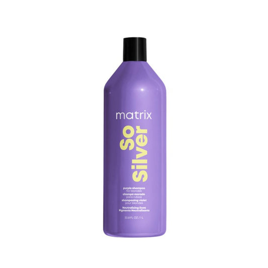Matrix So Silver Shampoo Matizador Violeta Cabello Rubio O Canoso 1 Litro