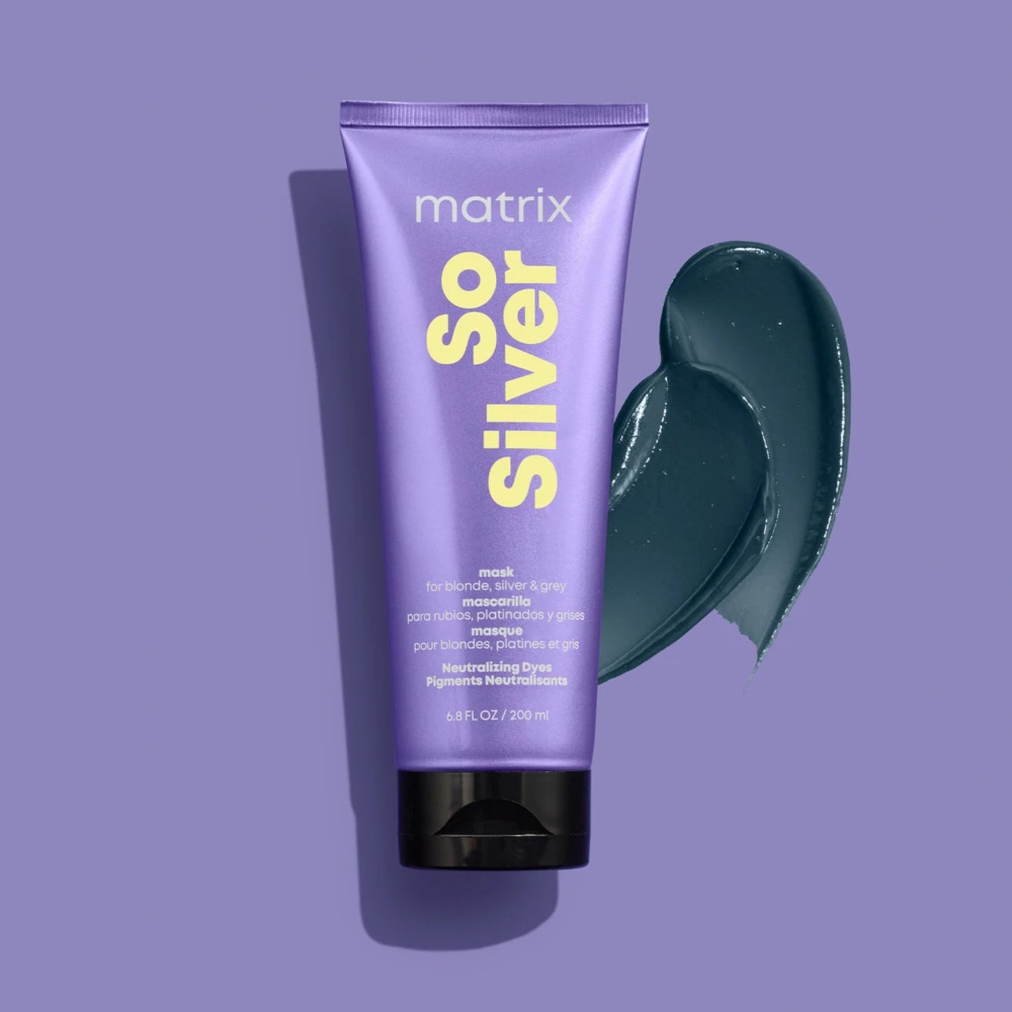 Matrix So Silver Máscara Matizadora Violeta Cabello Rubio O Canoso 200 ML