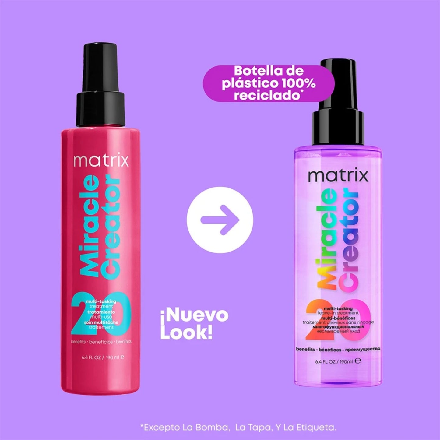 Matrix Miracle Creator 20 En 1 Spray Multibeneficios 400 ML
