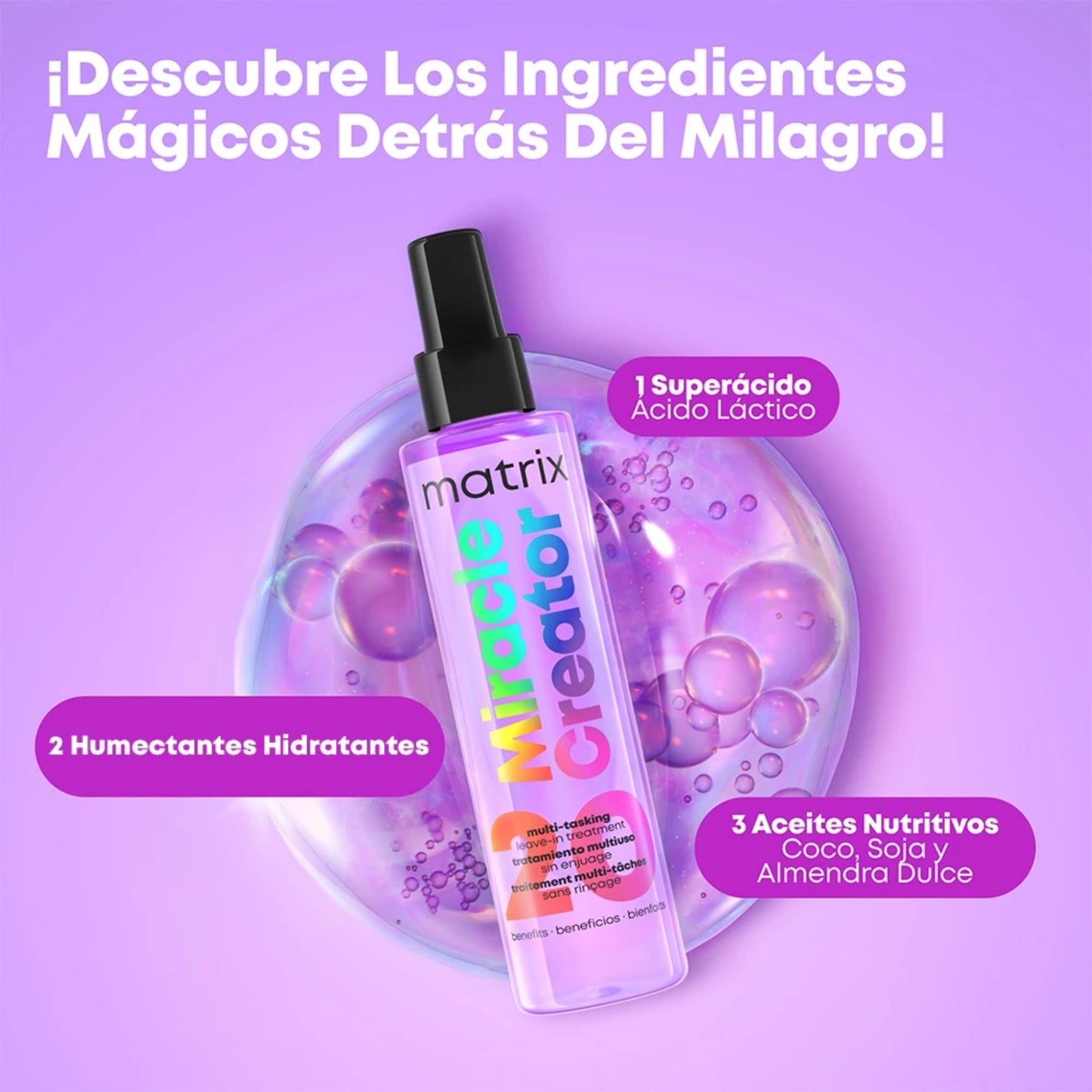 Matrix Miracle Creator 20 En 1 Spray Multibeneficios 400 ML