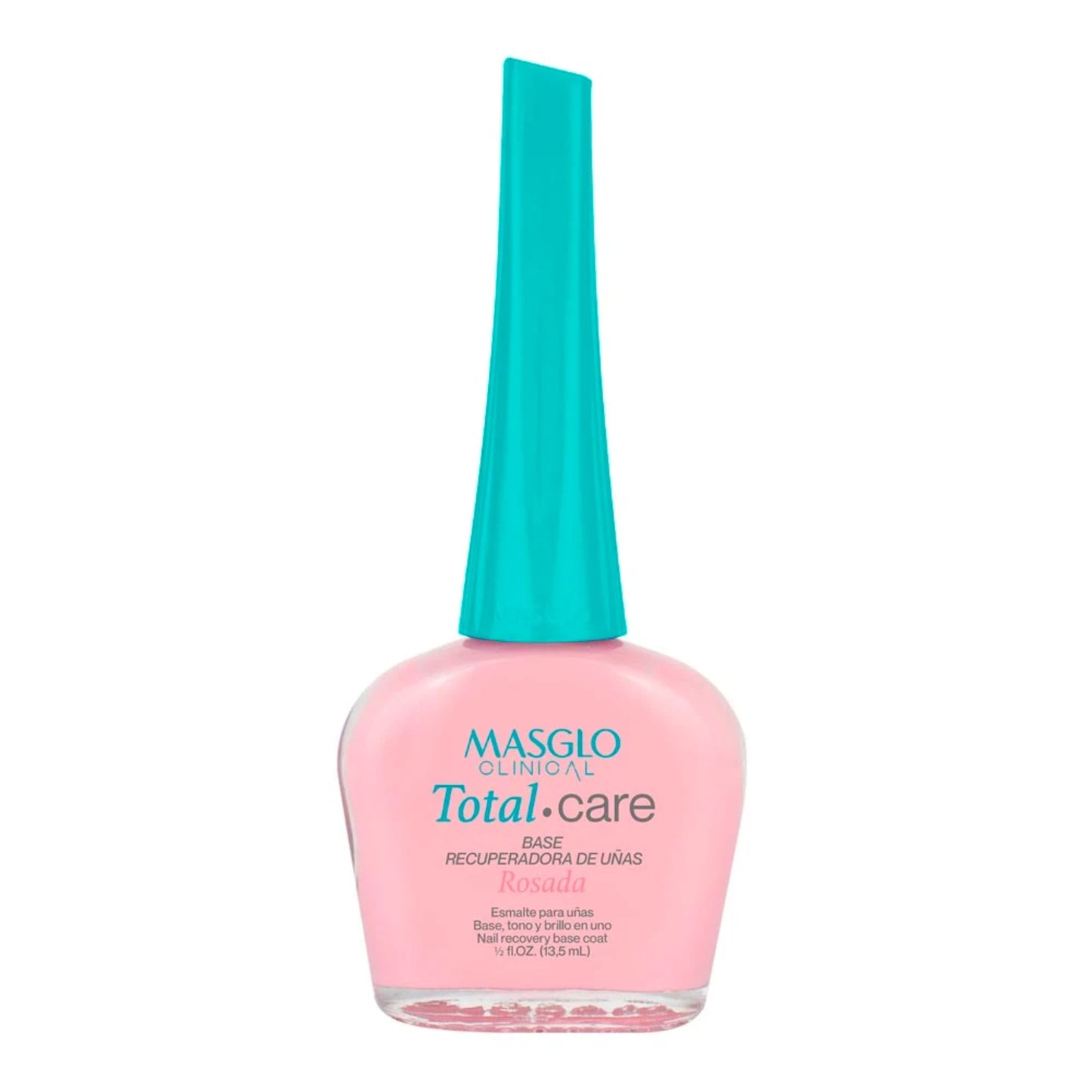 Masglo Esmalte Uñas Base Total Care Recuperadora De Uñas Rosada