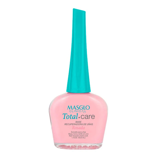Masglo Esmalte Uñas Base Total Care Recuperadora De Uñas Rosada