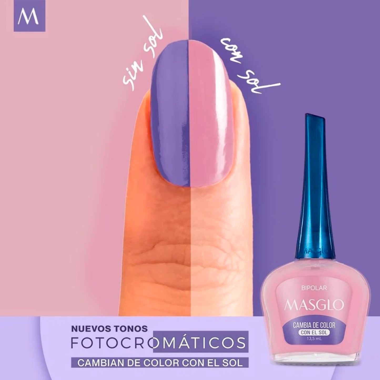 Masglo Esmalte Uñas - Fotocromático Bipolar
