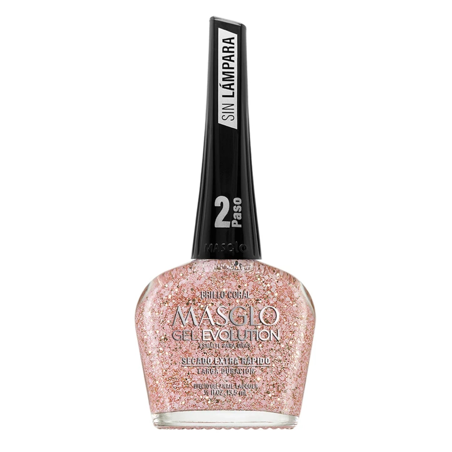 Masglo Esmalte Uñas Gel Evolution - Brillo Coral