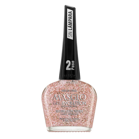 Masglo Esmalte Uñas Gel Evolution - Brillo Coral