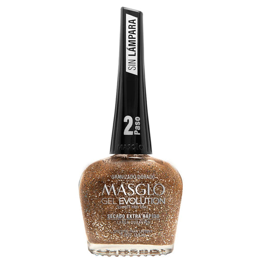 Masglo Esmalte Uñas Gel Evolution - Granizo Dorado